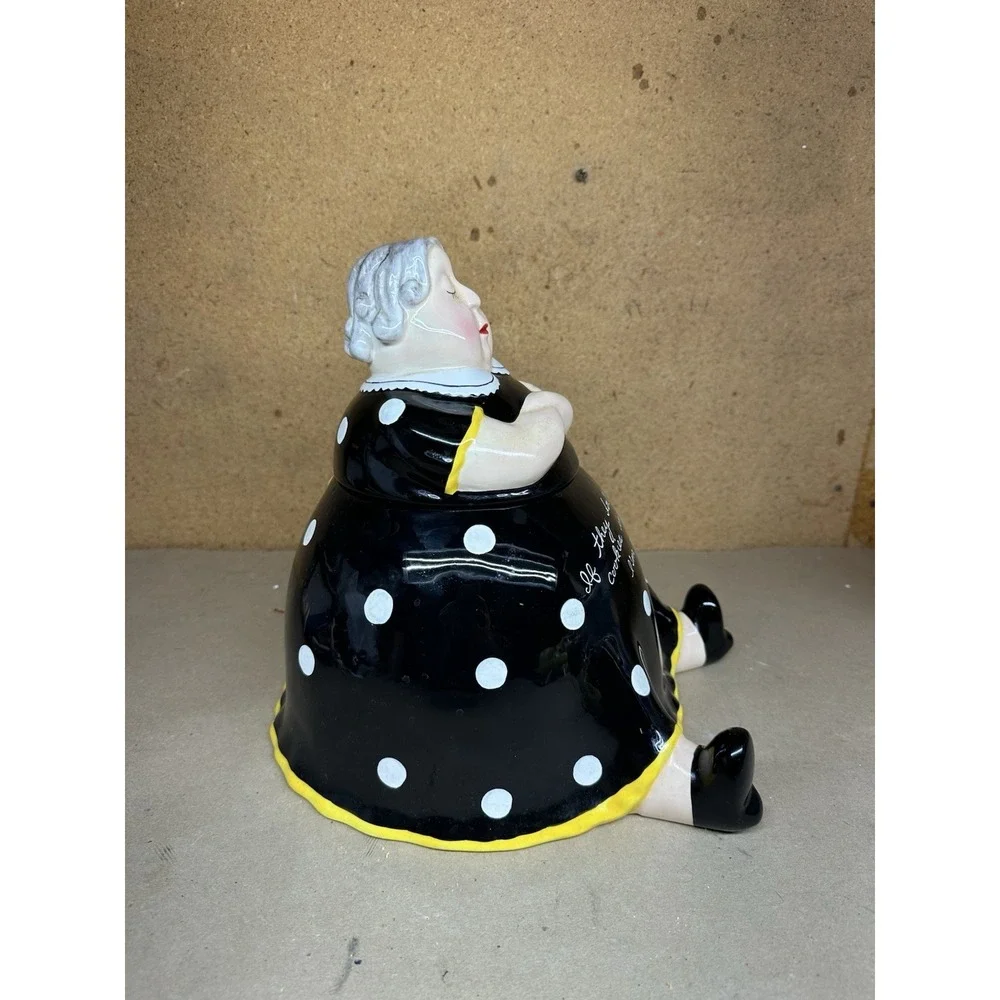 Vintage -If They Don't Have Cookies in Heaven I'm Not Going - Mud Pie Cookie Jar